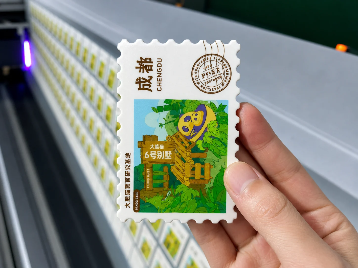 Custom ABS fridge magnet sample inspection during production