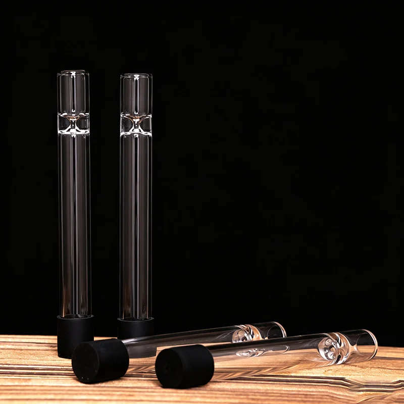 Clear glass accessories prepared for custom surface decoration